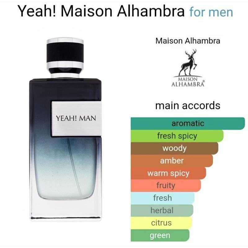 YEAH! メゾン・アルハンブラ \"イエー！マン\" 香水 100ml Amazon.com : Maison Alhambra Yeah! Eau de Parfum Spray for