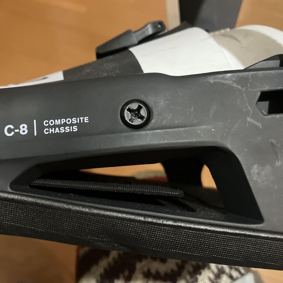 2022モデル RIDE C8 サイズM スノーボードバインディング