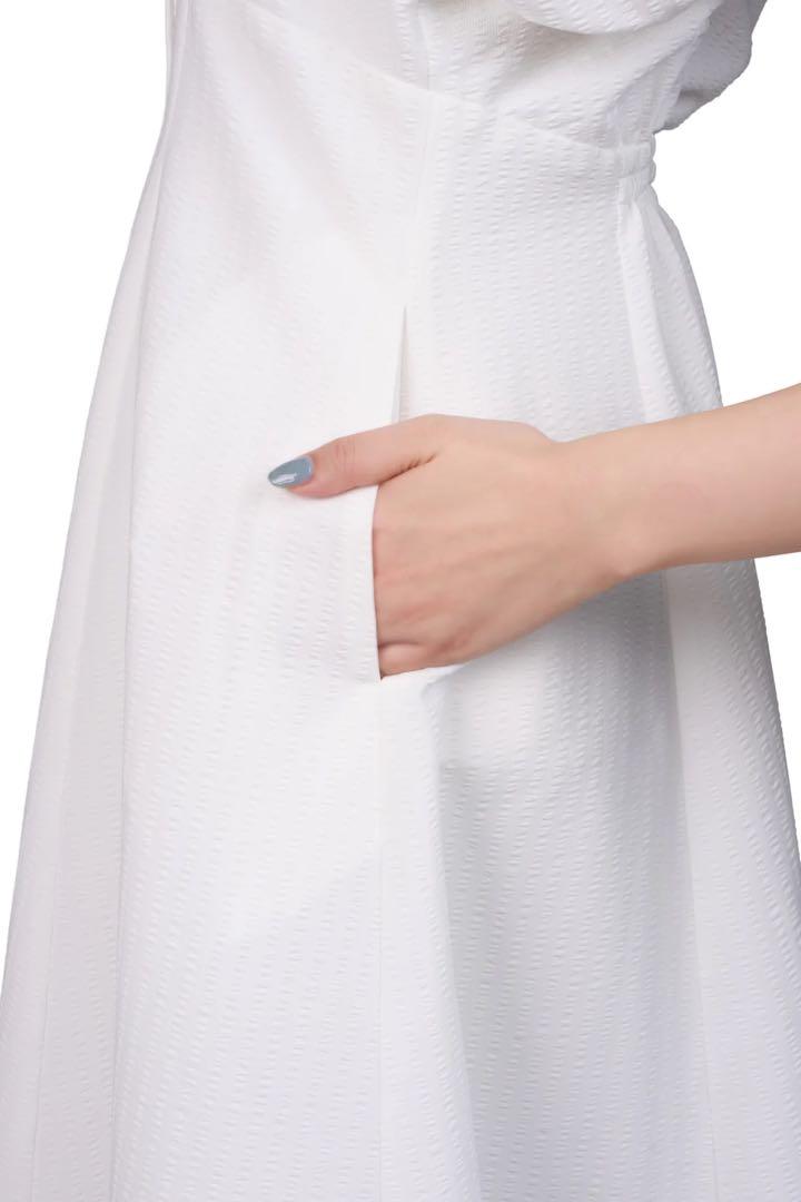 ワンピース Vienna Volume Sleeve Shirt Dress(white/M