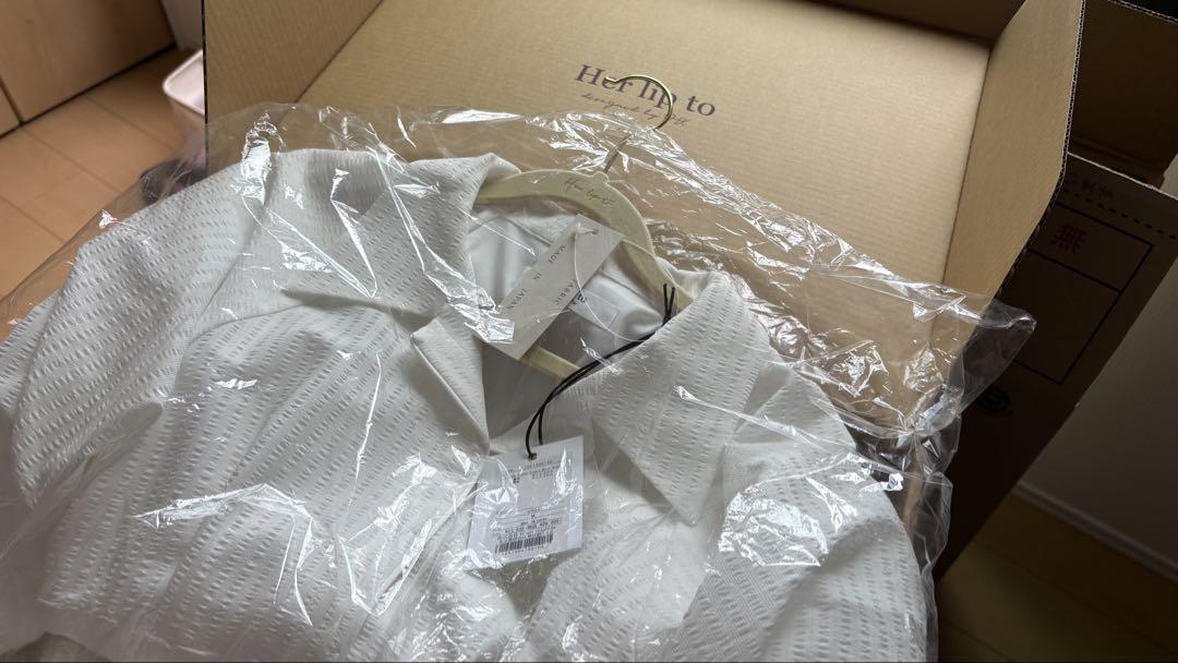 ワンピース Vienna Volume Sleeve Shirt Dress(white/M