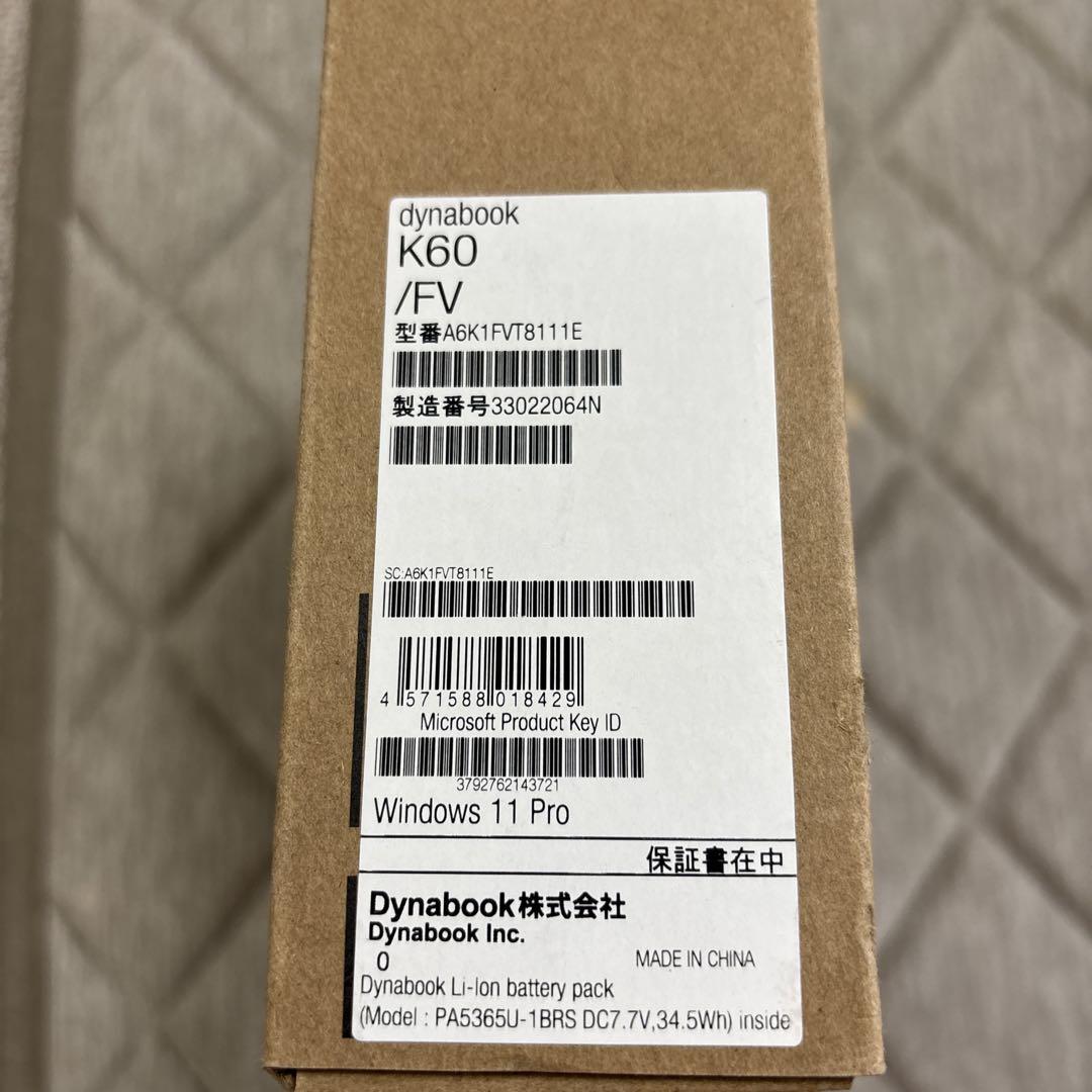 ジャンク品＊ dynabook K60/FS (A6K1FST81111) - メルカリ