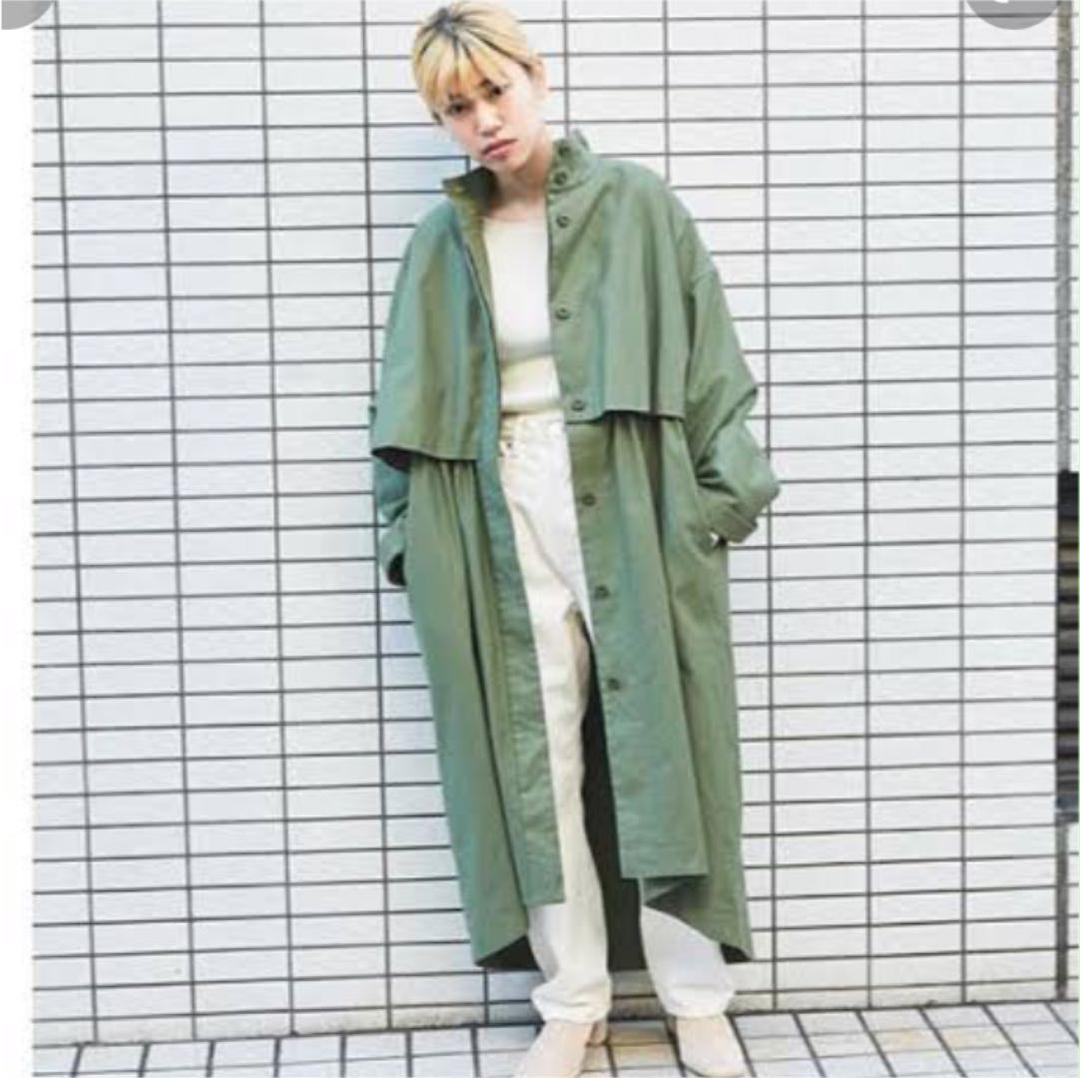 BLACK カーキ コート hsKgu-m73699273117 by moussy 国産