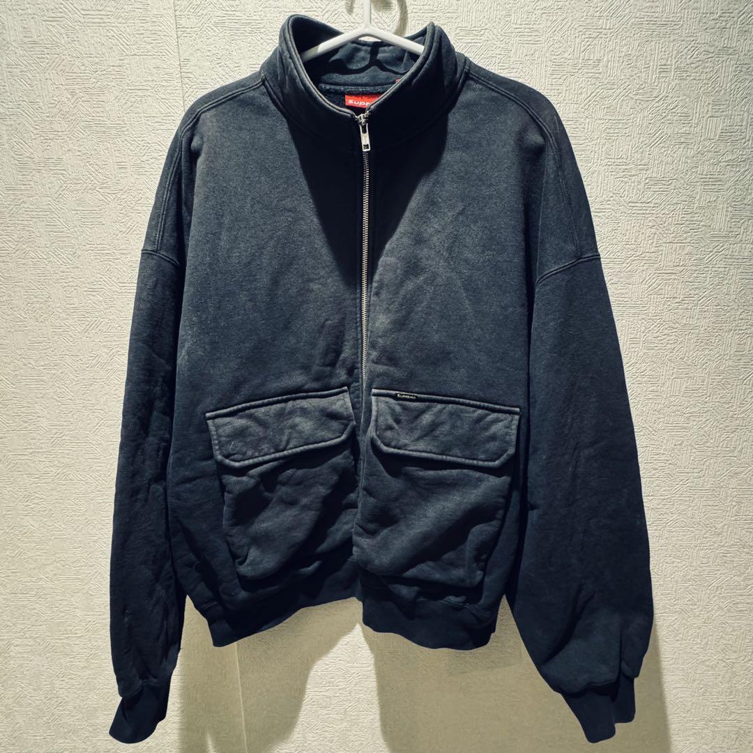 supreme Cargo Pocket Zip Up Sweatshirt