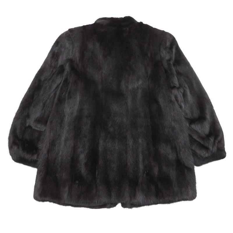 登場! ダークミンク MINK ファーコートミドルコート 毛皮 ブラウン系 ジャケット・アウター