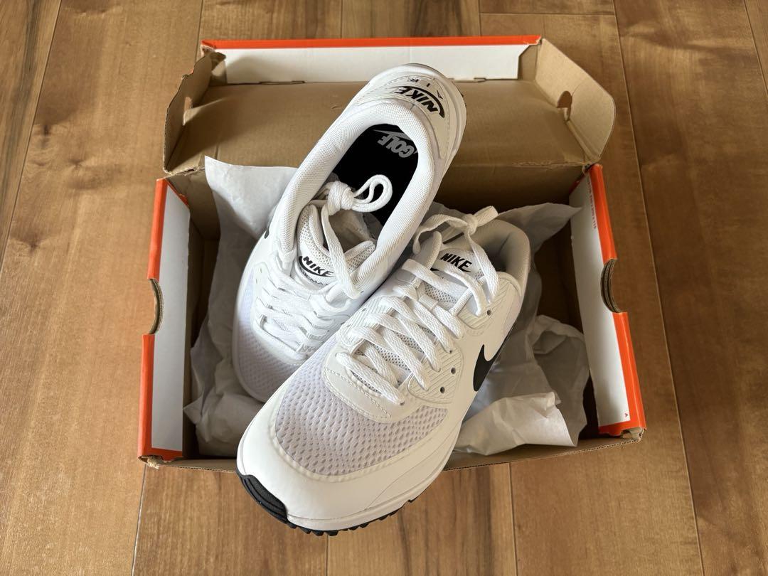 新品Nike Air Max ゴルフシューズ ホワイト/ブラック　27.5cm