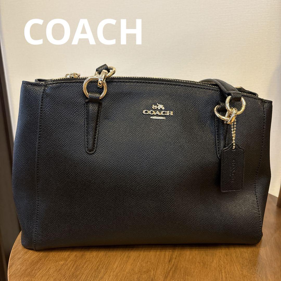 COACH ブラック　2way ショルダー　美品