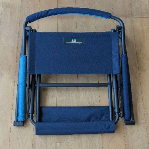小川テント ogawa ハイ&ロー2ウェイチェア 中古　ブルー×ネイビー
