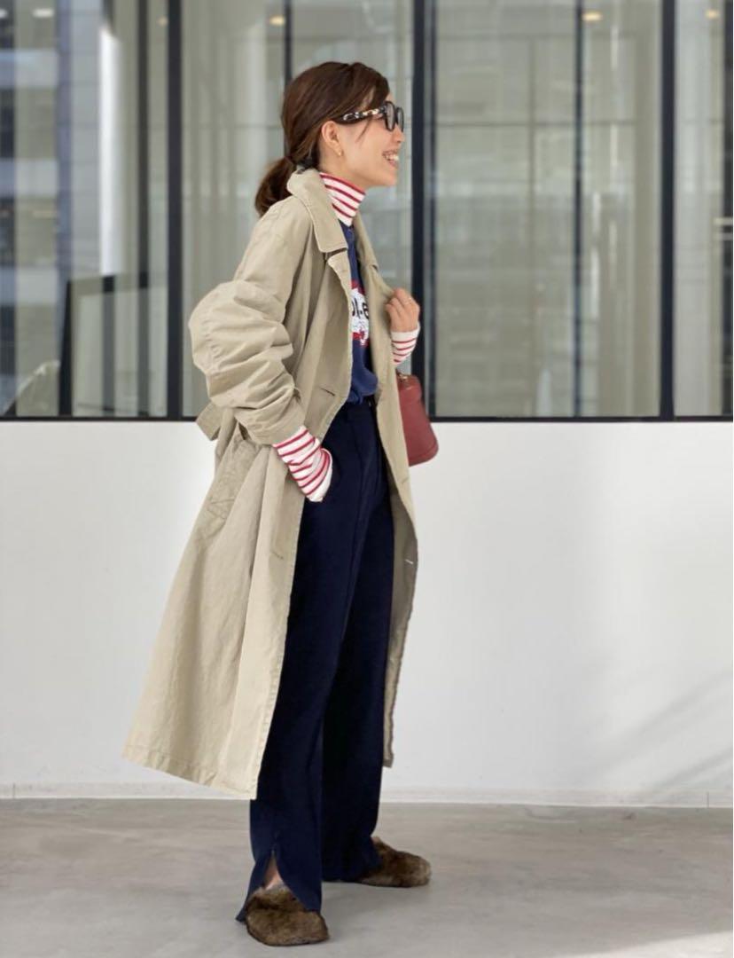 stammbaum　　Trench Coat ベージュ ロングトレンチコート