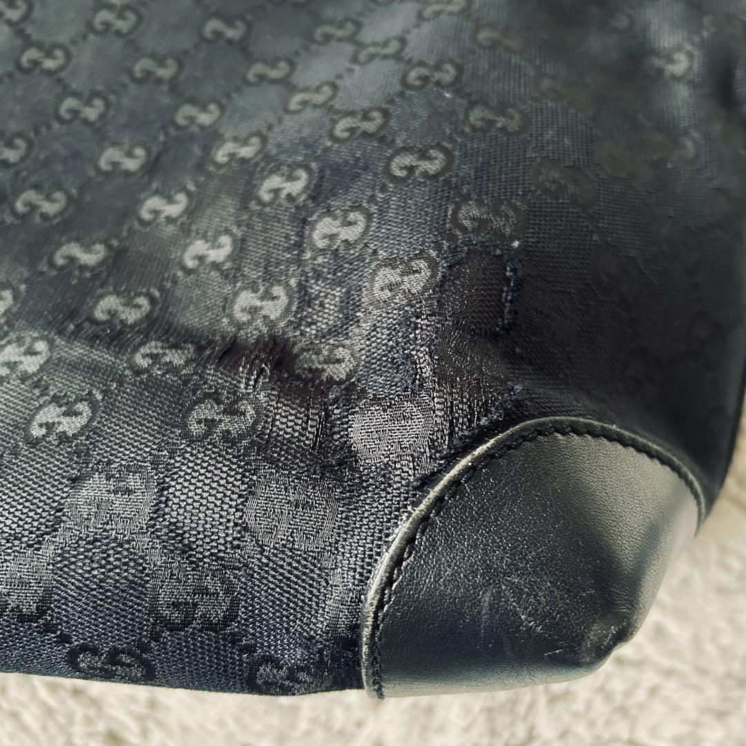 訳アリ GUCCI トートバッグ GGキャンバス×レザー メンズ レディース