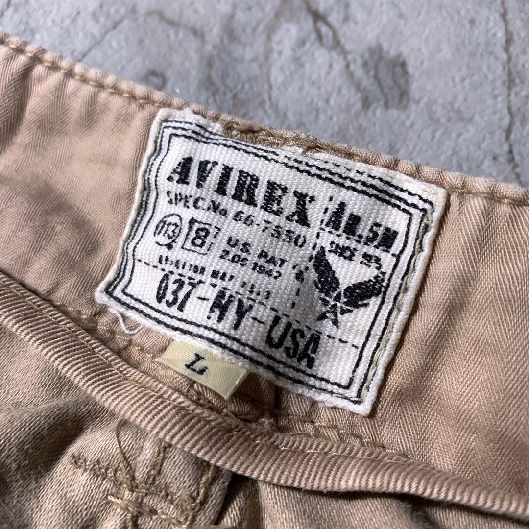 AVIREX M44 ミリタリー カーゴショーツ モンキーパンツ L