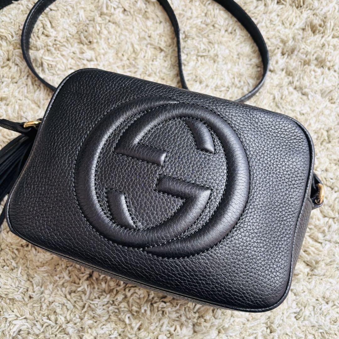 美品　正規品　グッチ GUCCI ソーホー ショルダーバッグ　タッセル