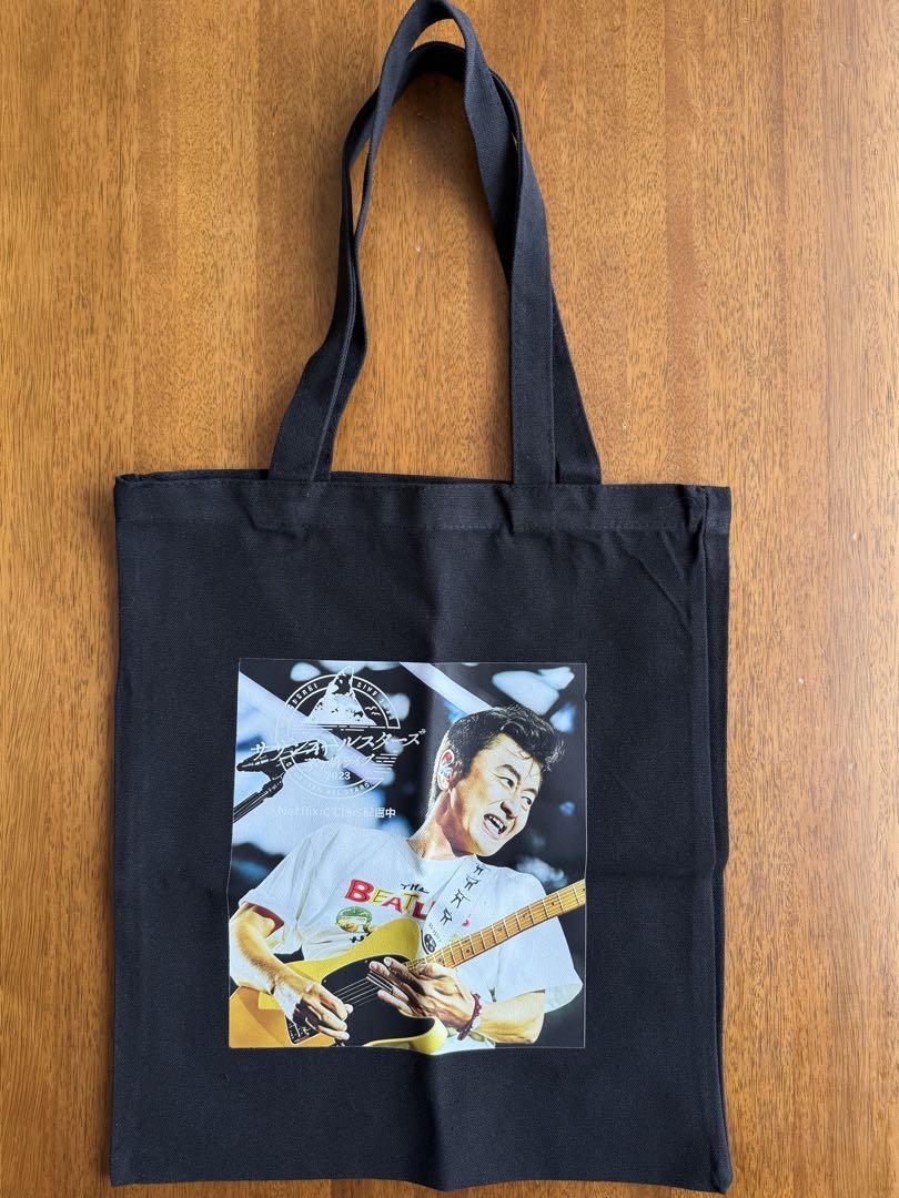 桑田佳祐　トートバッグ 桑田佳祐 トートバッグ(黒) - メルカリ
