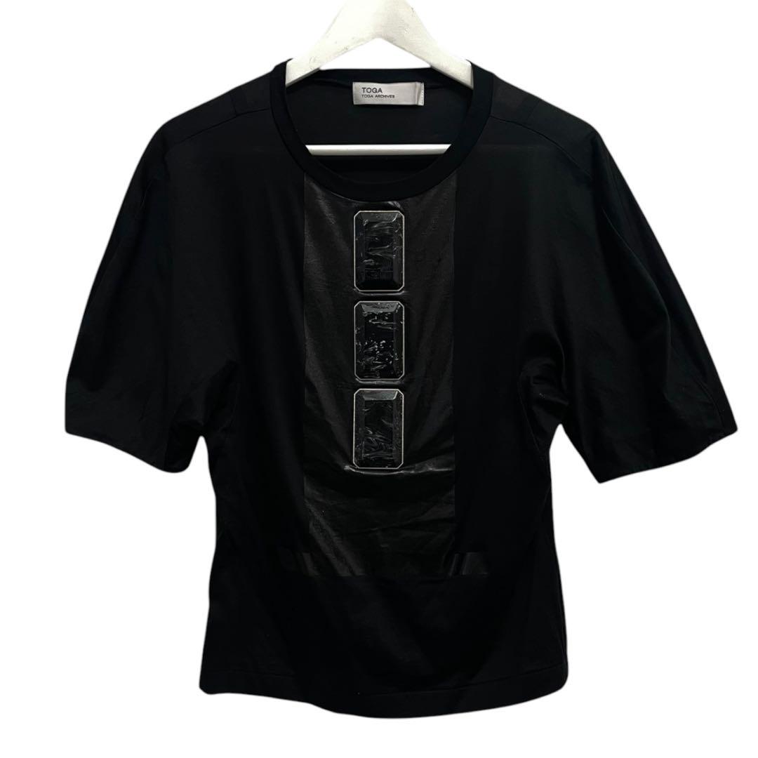 百貨店福袋 ストーン ARCHIVES TOGA 立体裁断 トーガ 2 ブラック Tシャツ Tシャツ(半袖+袖なし)