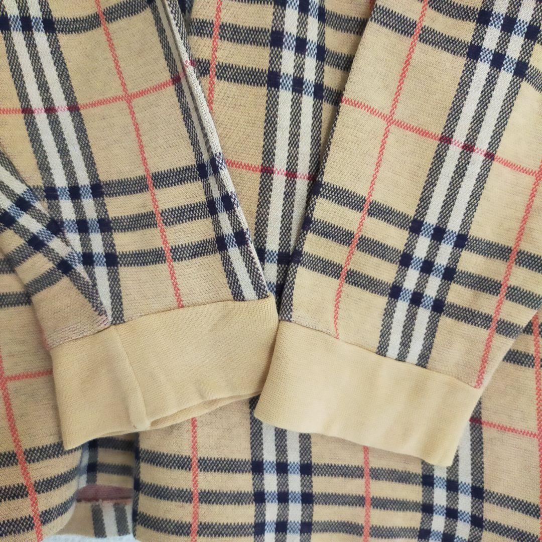 BURBERRY ポロシャツ ノバチェック ホースロゴ ビッグシルエット
