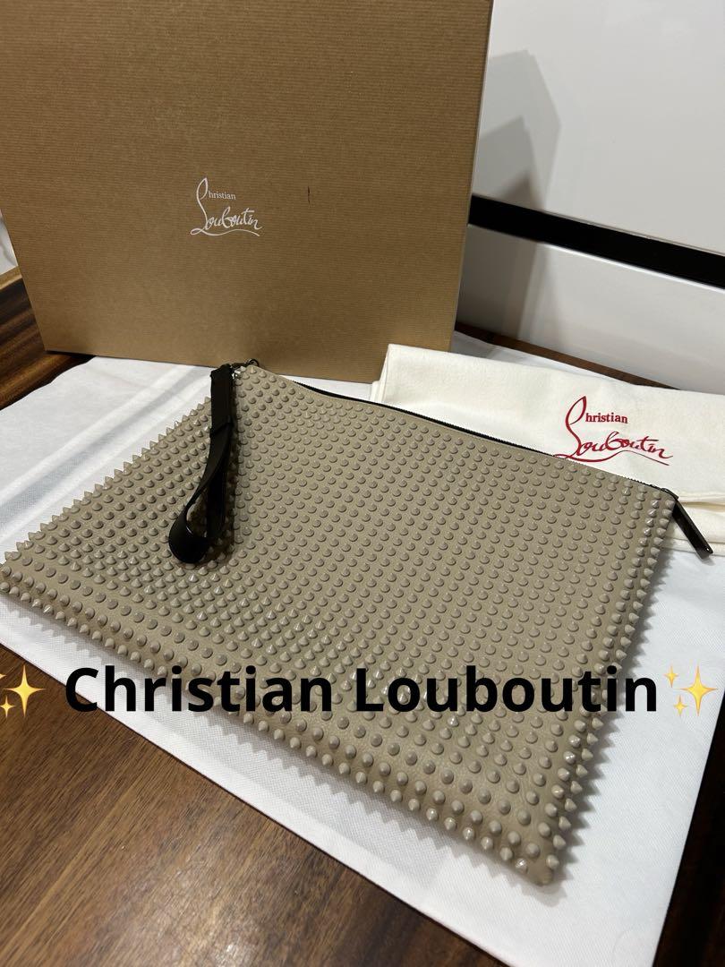 Christian Louboutin クリスチャンルブタンレザークラッチバッグ