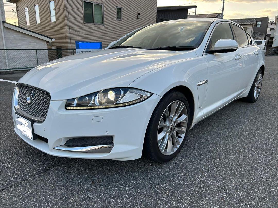 Jaguar XF ホワイト❗️長車検❗️革シート❗️Bluetooth、セール中‼️