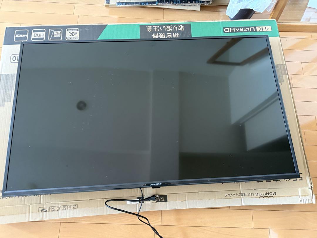 JAPANNEXT 50インチ4k PCモニタージャンク