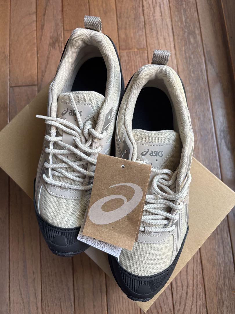 ASICS GEL-VENTURE 6 SHIELD ブラック グレー 24.5