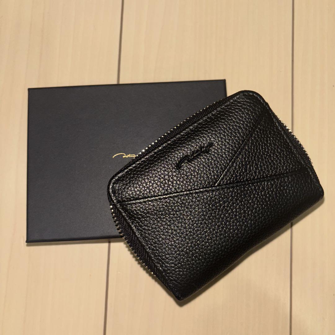 《お札が折れない》本革ジャバラミニ財布