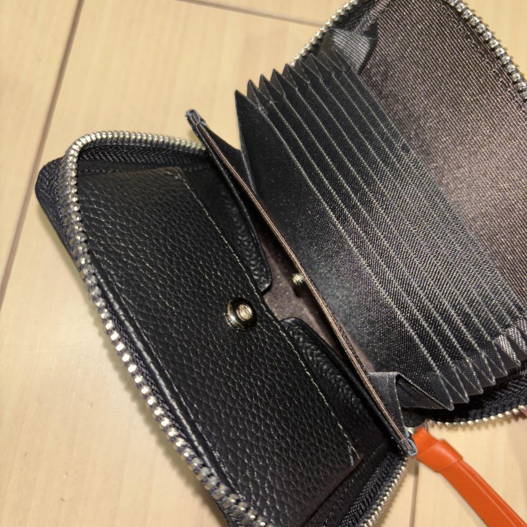 《お札が折れない》本革ジャバラミニ財布