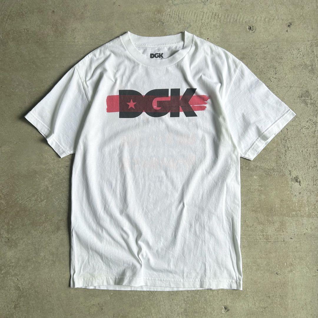 DGK ホワイト Tシャツ ロゴプリント