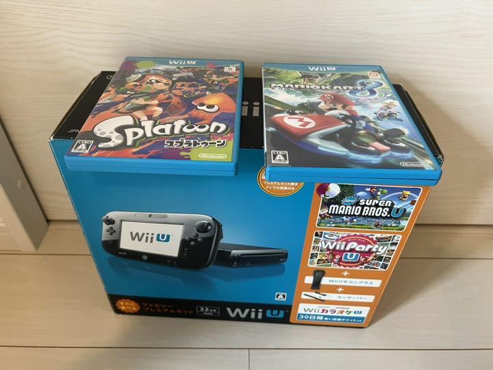WiiU]Wii U プレミアムセット 黒 PREMIUM SET kuro(本体メモリー