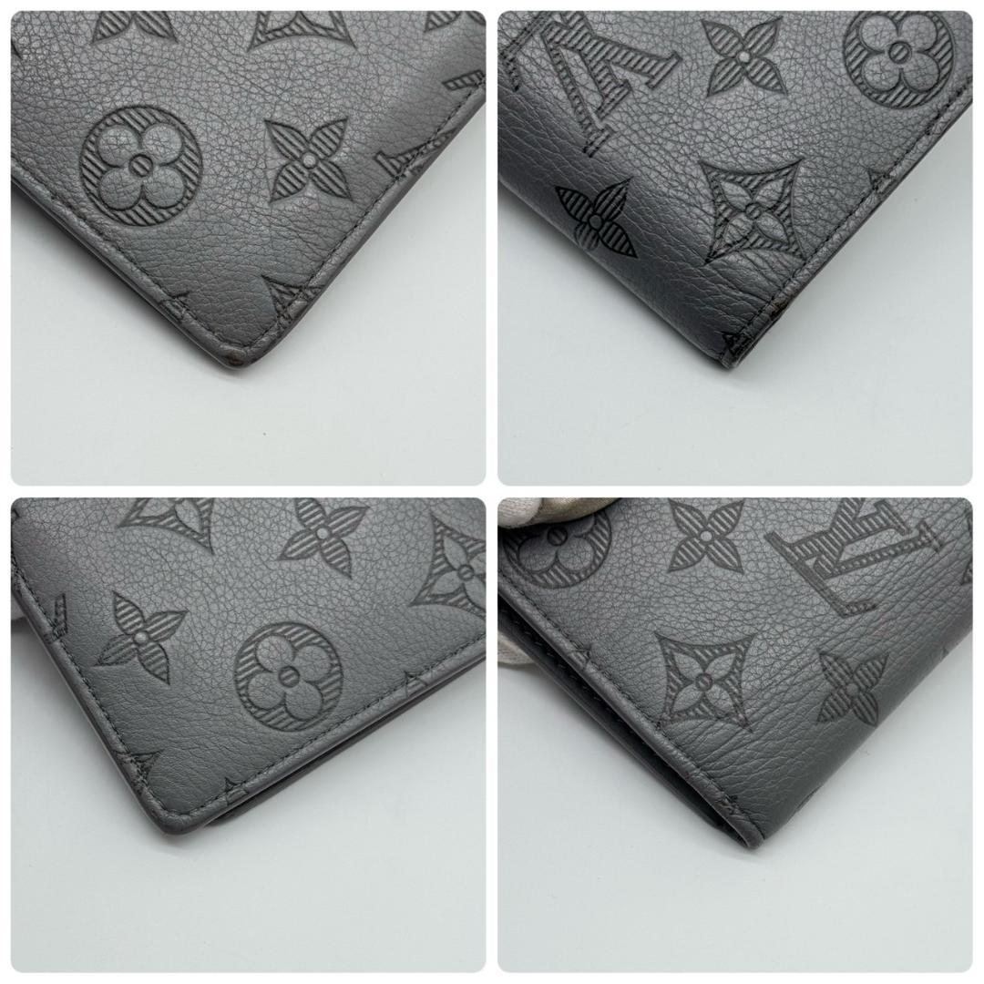 【極美品】ルイヴィトン モノグラムシャドウ ポルトフォイユ ブラザ M81335
