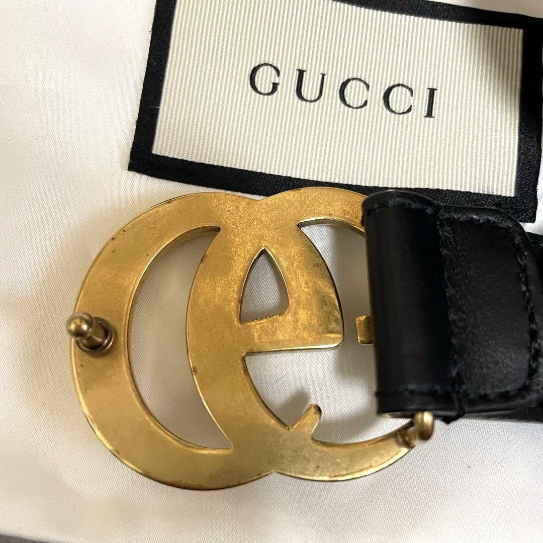 人気】 GUCCI グッチ GG インターロッキング ベルト ブラック 黒