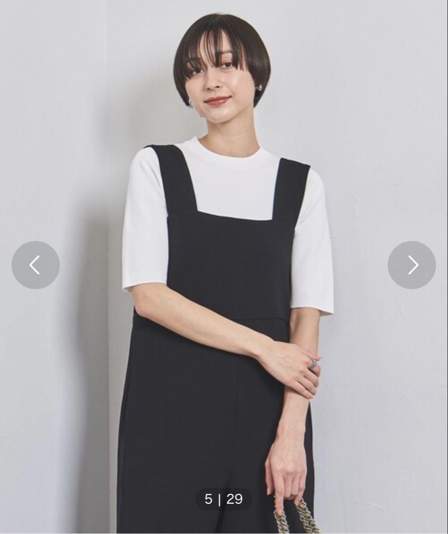 UNITED ARROWS COMFY コンパクト クルーネック ニット