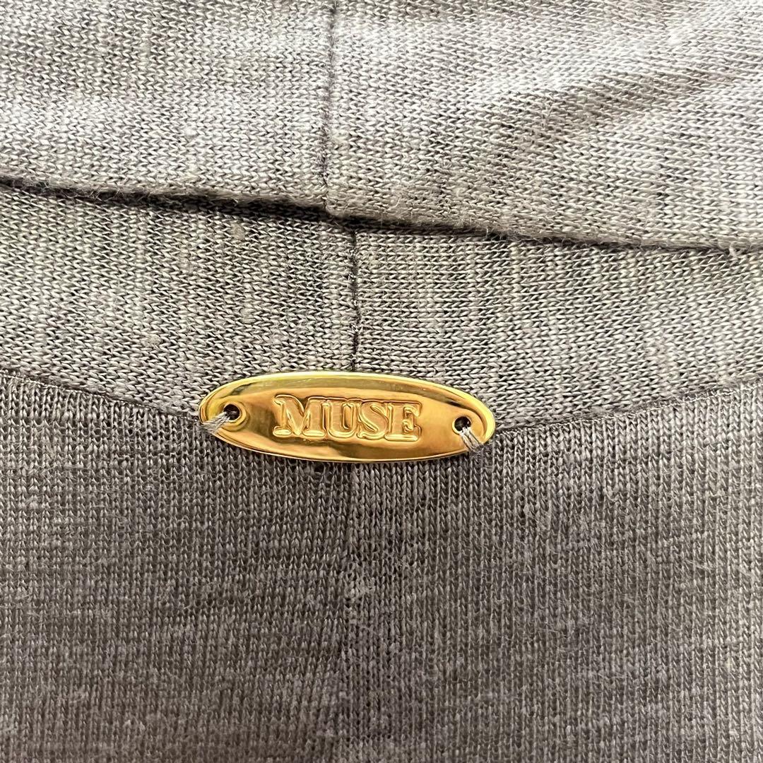 MUSE de Deuxieme Classe J-LINEN ガウン カーキ Deuxieme Classe J-LINEN ガウン カーキ ほぼ未使用
