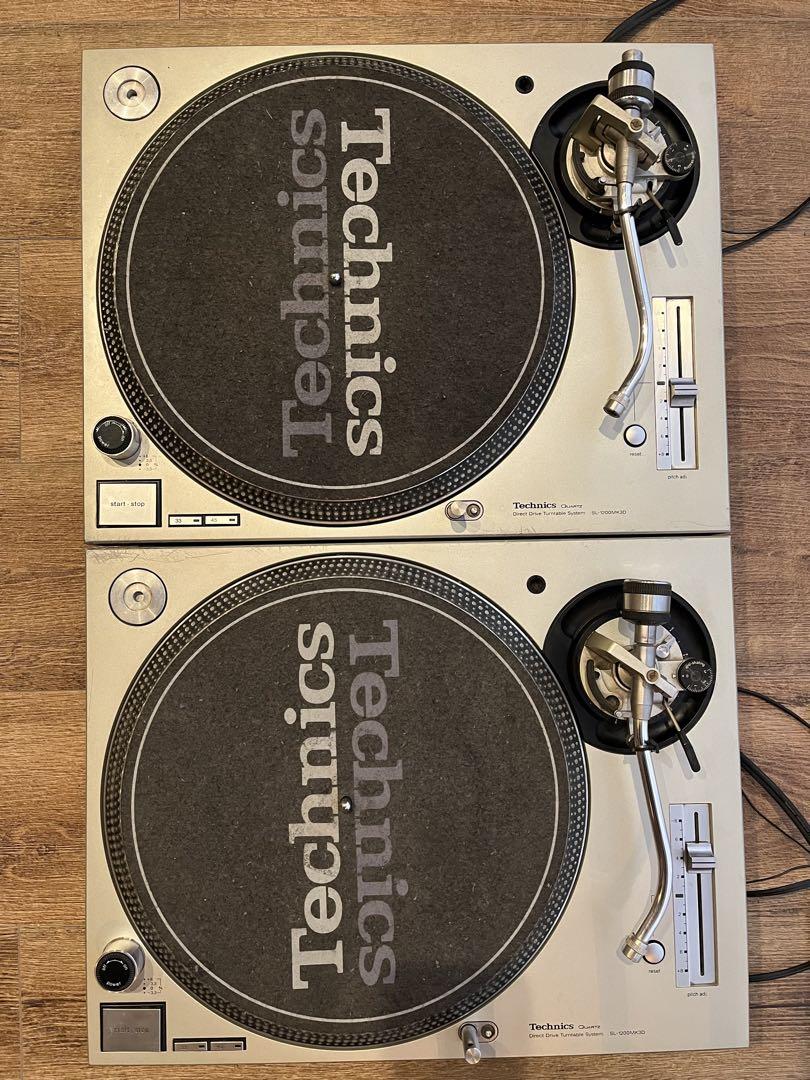 Technics SL-1200MK3D  2台セット 動作確認済付属品はスリップマットのみです