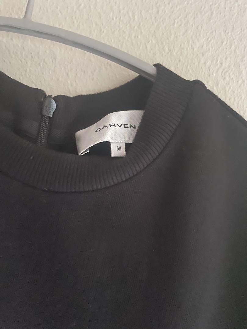 CARVEN 刺繍 ワンピース ポロシャツ ブラック L ギリシャ製 カルヴェン CARVEN 刺繍 ワンピース ポロシャツ ブラック L ギリシャ製