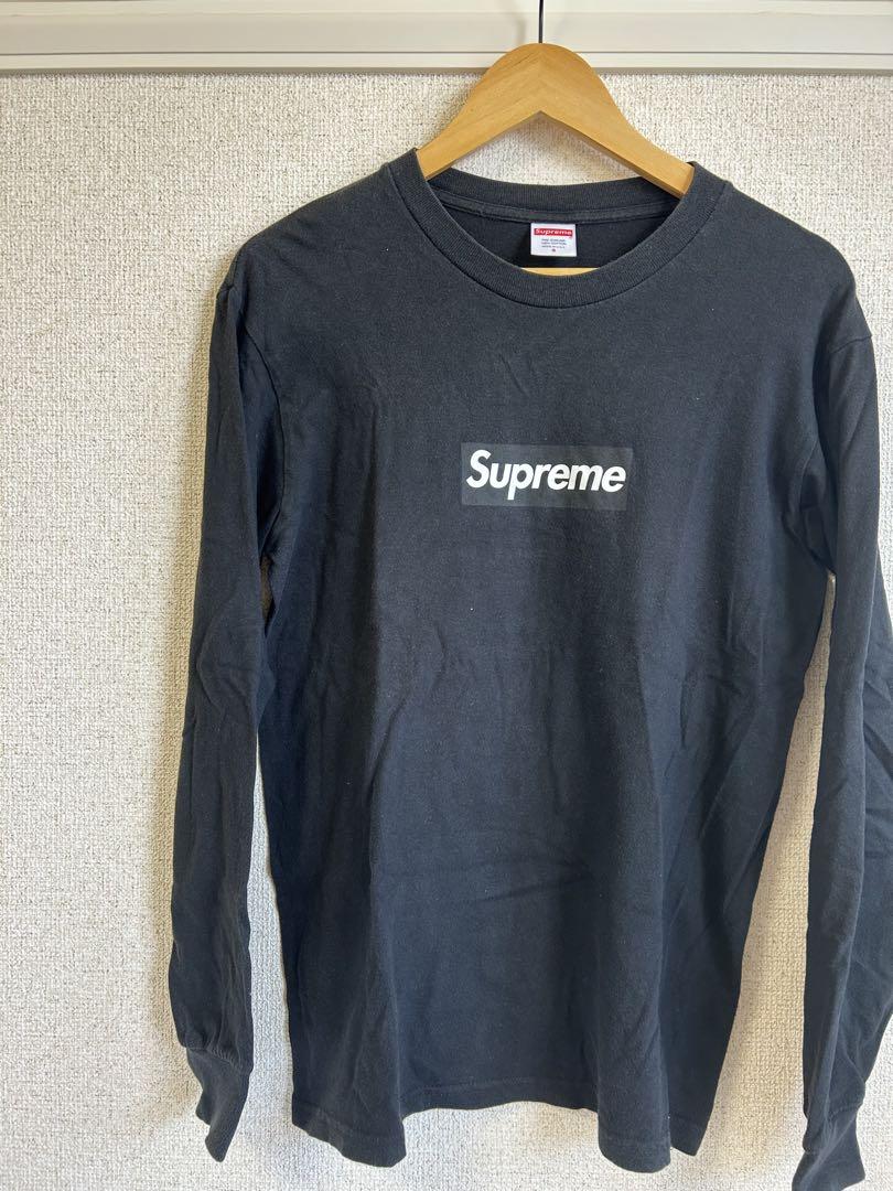 Supreme Box Logo L/S Tee ブラック　ロゴロンT ブラック