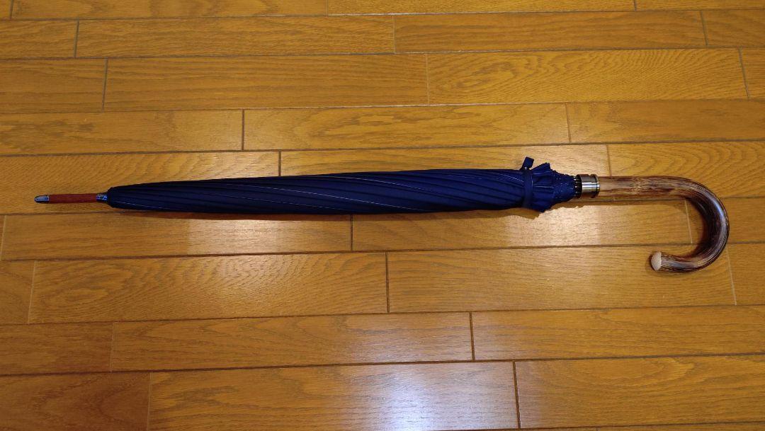 前原光榮商店　メンズ　長傘　ピンストライプ