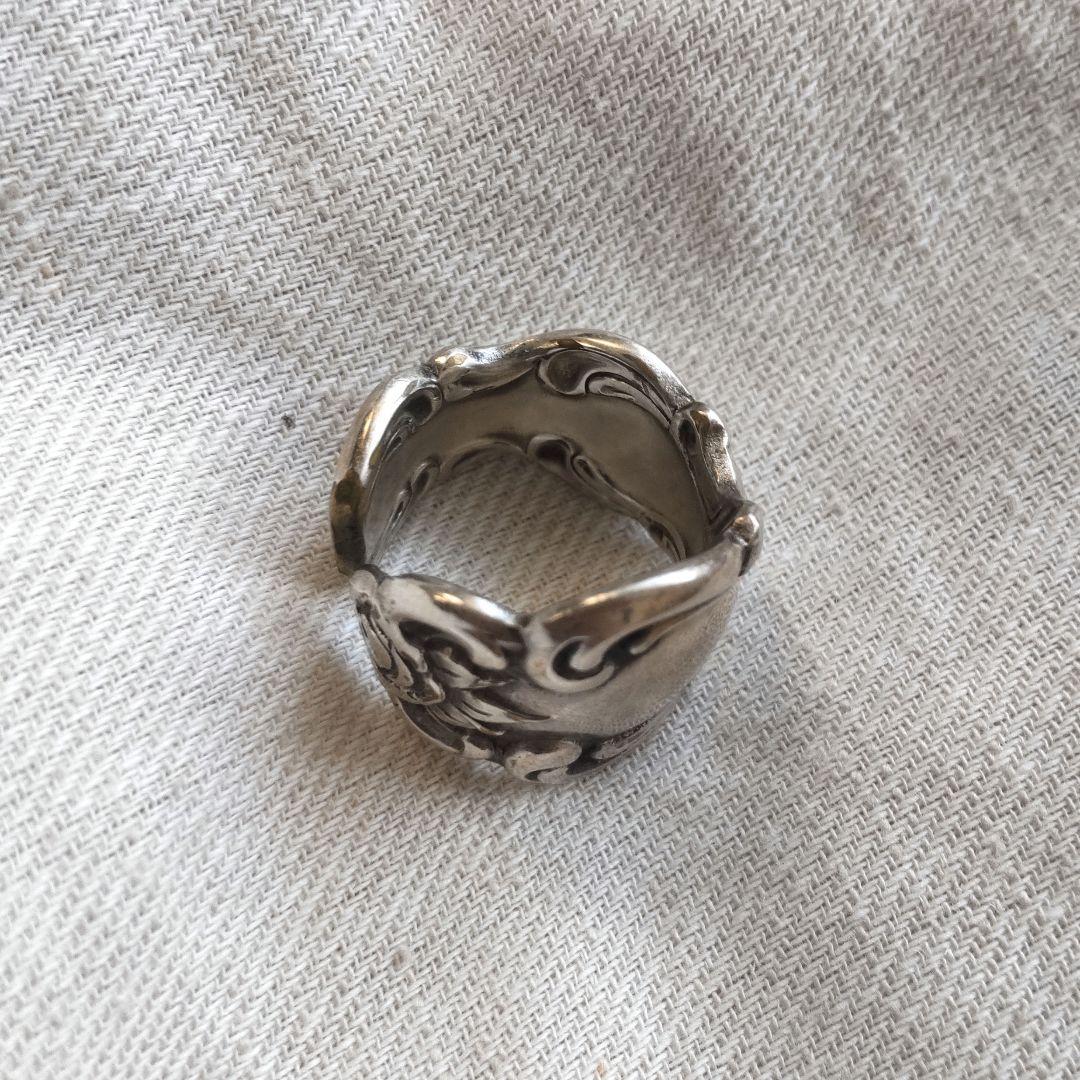 Spoon ring☆Vintage silver スプーンリング シルバー - メルカリ