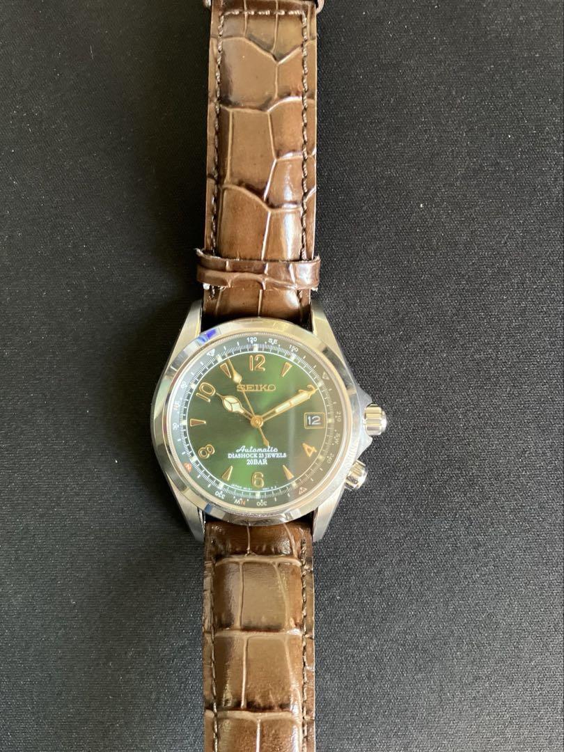 SEIKO アルピニスト SARB017 旧文字盤 裏蓋山ロゴ SEIKO アルピニスト SARB017 旧文字盤 裏蓋山ロゴ