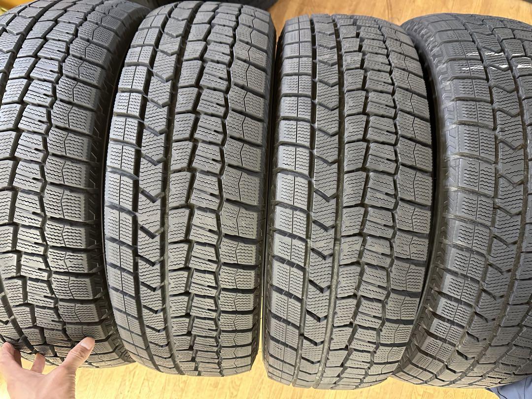 DUNLOP 195/65R15 スタッドレスタイヤ4本日本製23年式(2-1)