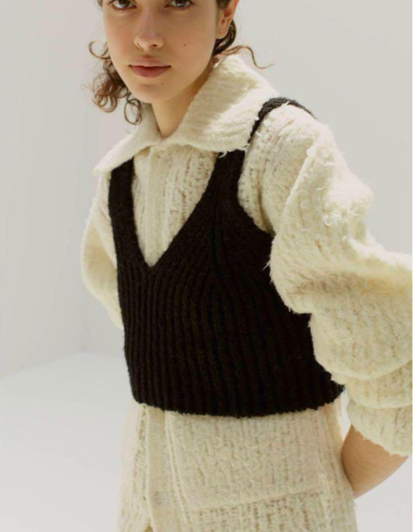 MILLED WOOL MOAL KNIT LONG CARDIGAN