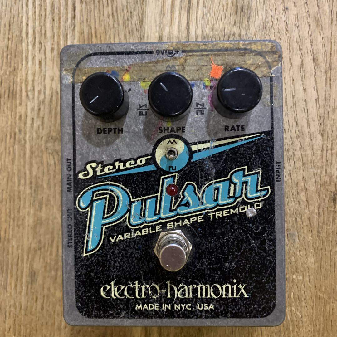 Electro-Harmonix Pulsar トレモロエフェクター 木箱付き electro-harmonix Pulsar トレモロエフェクター - メルカリ