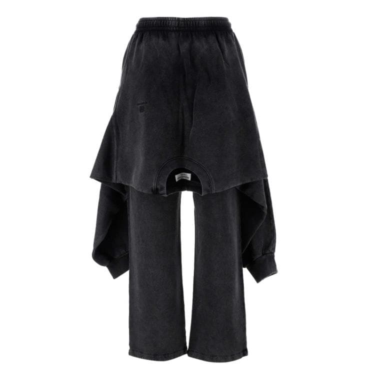 2020年 バレンシアガ ドッキング ヴィンテージ加工スウェットレイヤードパンツ