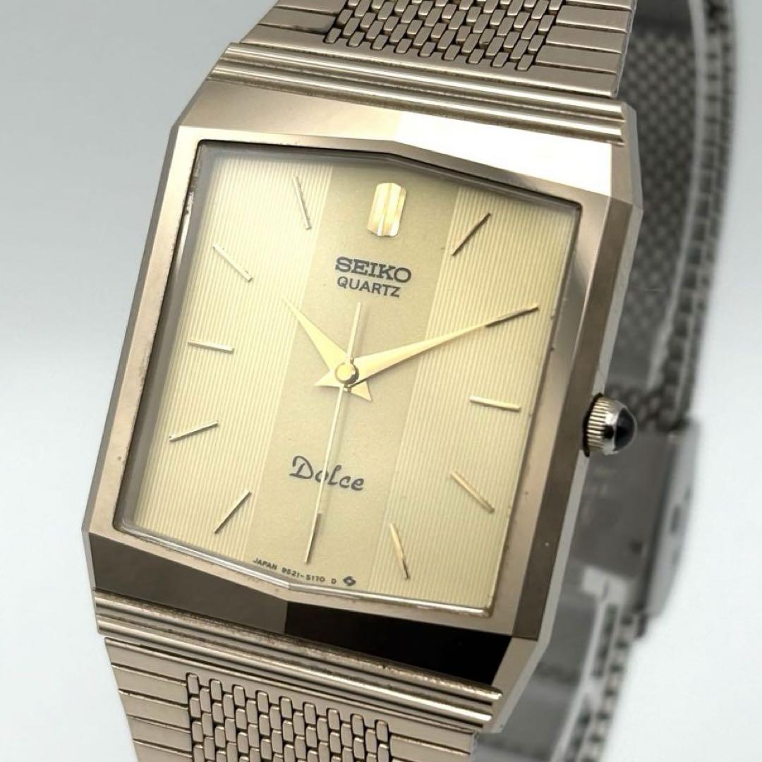 時計 seiko dolce SEIKO DOLCE 金 ゴールド クォーツ 腕時計 メンズ - メルカリ