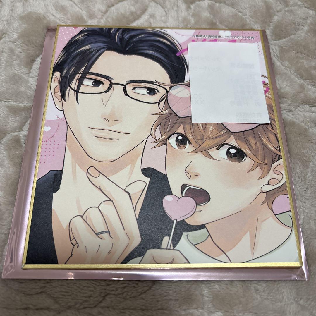 drap25周年記念展 直筆サイン入りミニ色紙　藤峰式