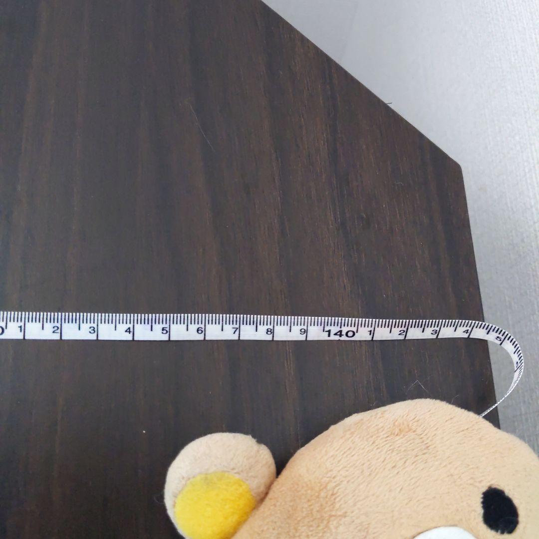 パソコンデスクｌ字　ブラウン約144x144