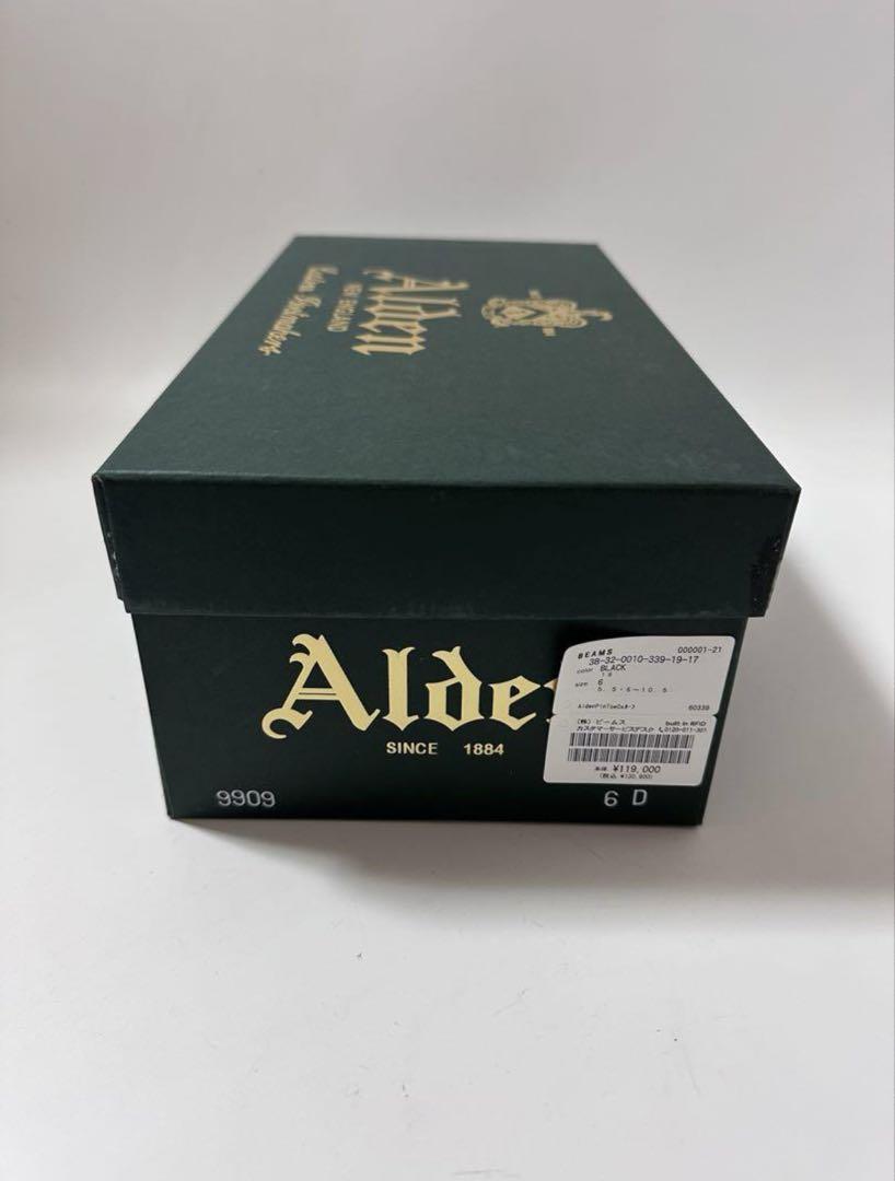 【外出1回】 ALDEN × BEAMS PLUS Black Calf 6D