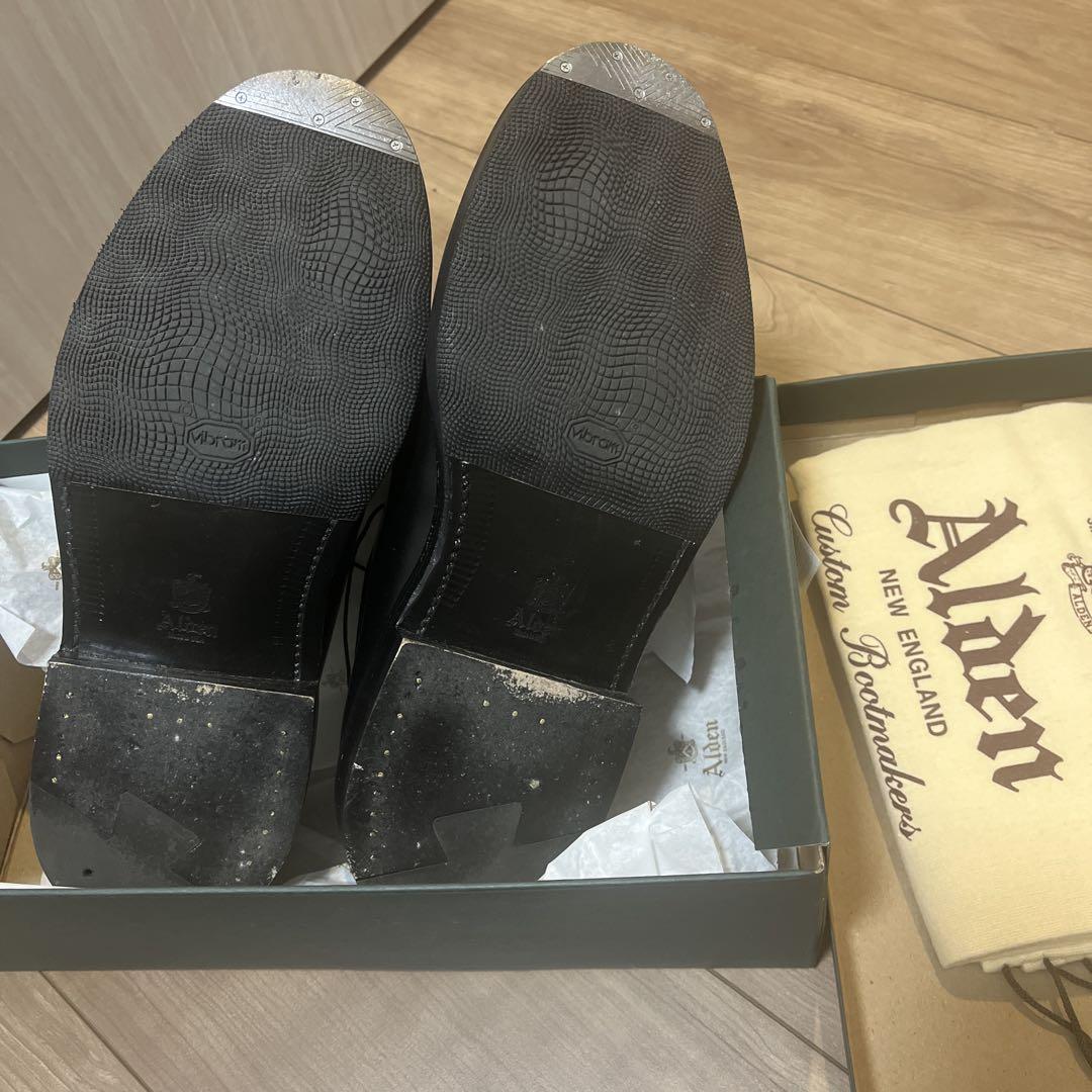 【外出1回】 ALDEN × BEAMS PLUS Black Calf 6D