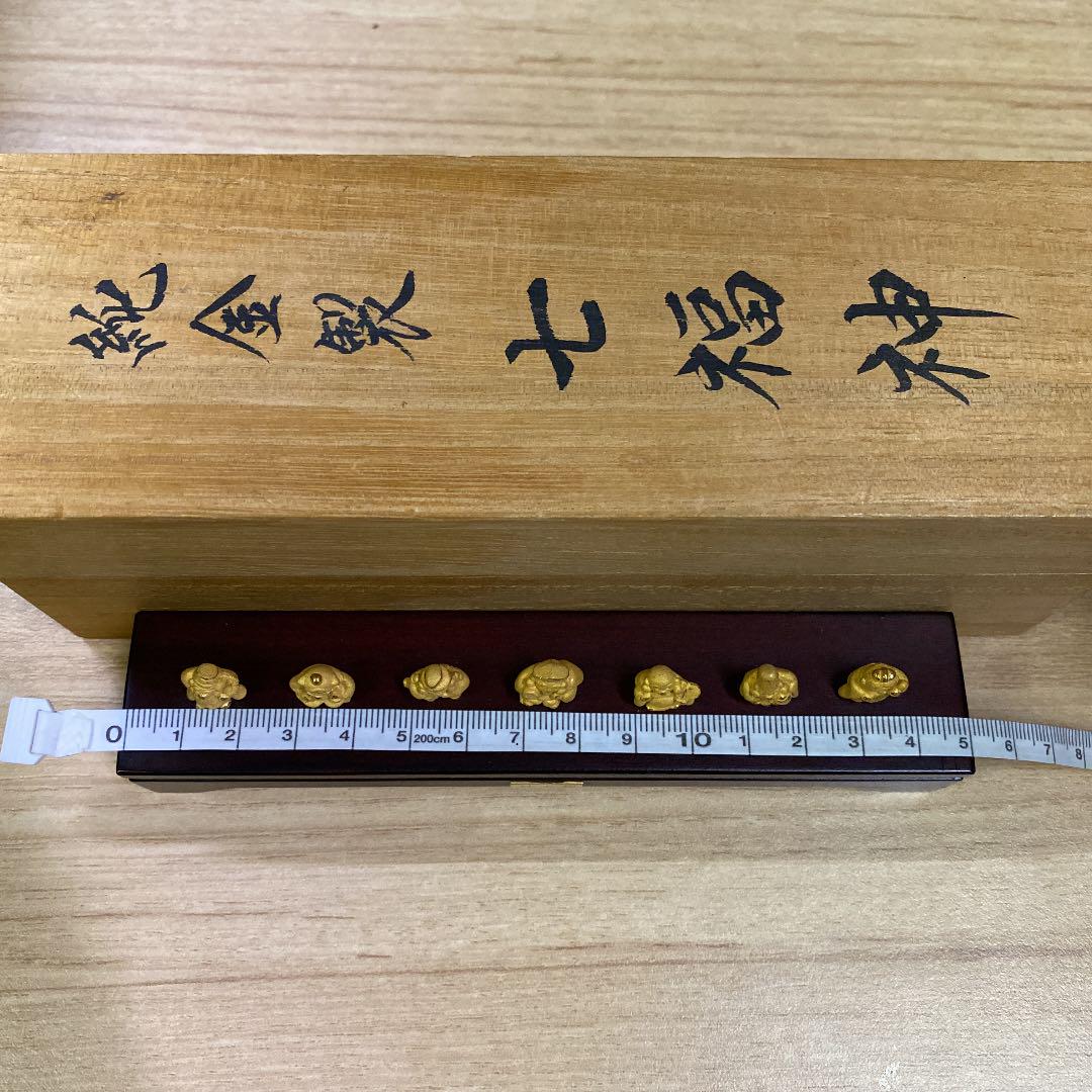 らくらくメ 美品 純金 7.04g 純金製 七福神 gulUH-m73736999262 づらいです