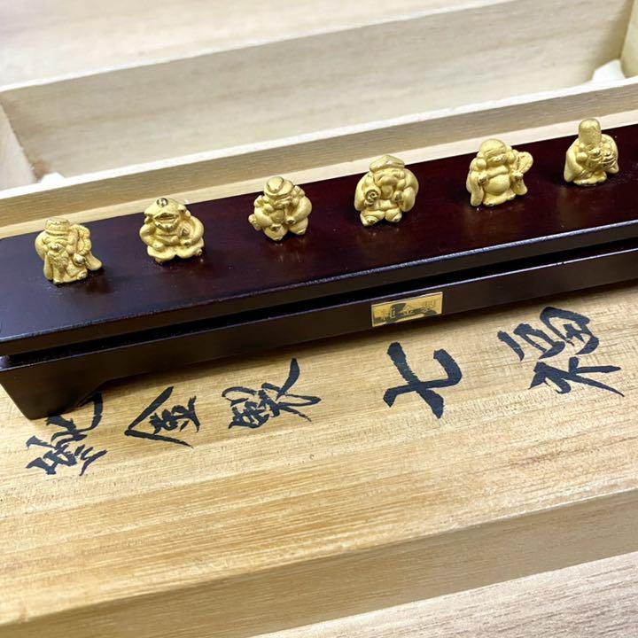 らくらくメ 美品 純金 7.04g 純金製 七福神 gulUH-m73736999262 づらいです
