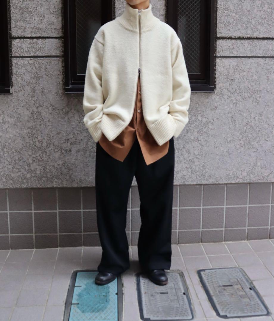 トップス MEIAS \" WAVE WOOL DRIVERS CARDIGAN
