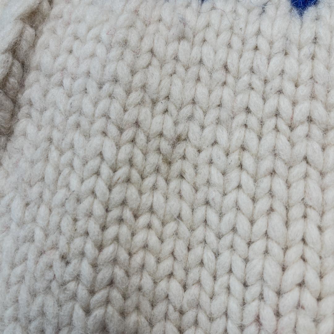 vintage カナダ製手編み カウチンニットジャケット 肉厚 フルジップ 赤 vintage カナダ製手編み カウチンニットジャケット 肉厚 フルジップ 赤