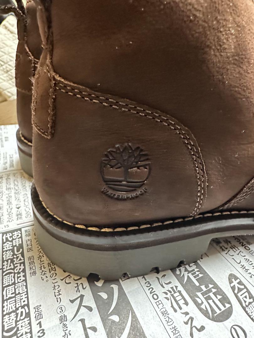 Timberland ブラウンレザー ハイカットブーツ Timberland ブラウン ハイカットブーツ
